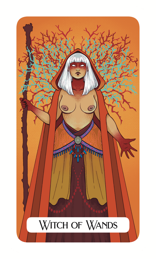 Witch Of Wands - Sapphic Magic Tarot