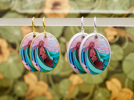 The Empress - Sapphic Magic Tarot Earrings