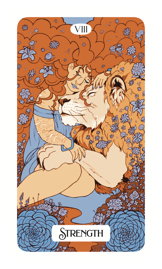 Strength - Sapphic Magic Tarot
